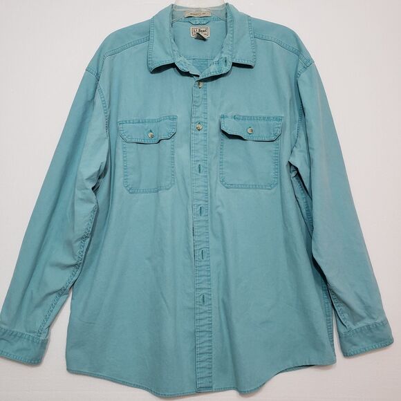 L.L. Bean Men's Traditional Fit Button Down Shirt, 100% Cotton, Size XL - Reg - Picture 7 of 8